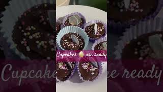 ytshorts cupcake cuppycakesong cuppycake cupcakechallenge cookingvideo chocolatecake frozen [upl. by Luoar]