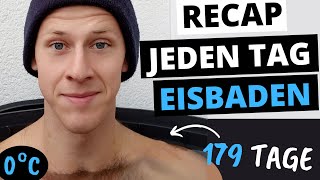 Jeden Tag EISBADEN für 6 Monate  Das Ergebnis ist unbeschreiblich❄️ [upl. by Odrick]