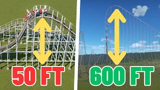 Tall vs Short Coaster  Planet Coaster Challenge [upl. by Antipus]