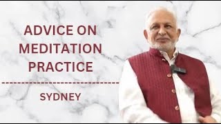 Advice on meditation practice  Sri M [upl. by Alicirp950]