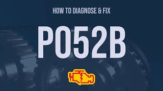 How to Diagnose and Fix P052B Engine Code  OBD II Trouble Code Explain [upl. by Htebarual]