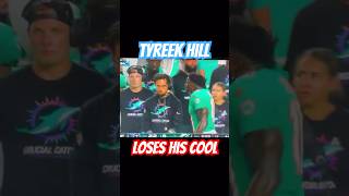 Tyreek Hill’s LOSES HIS COOL on sideline during a frustrating loss to Titans miamidolphins nfl ￼ [upl. by Ahsemot29]