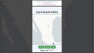 👁😍 Juego de GeografIA con HTML CSS JS OpenStreetMap y LeaFlet USANDO chatgpt para CODIFICAR🔴 [upl. by Innavoj]