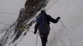 Traversée du Couloir du Goûter dit le Couloir de la mort le 06 juillet 2018 [upl. by Airol]