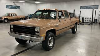 SOLD RARE AND COOL 1987 CHEVY K30 CREW CAB 4X4 TRUCK FROM PACIFIC NW [upl. by Novy]