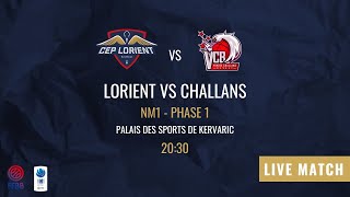 NM1  CEP LORIENT BREIZH BASKET vs CHALLANS [upl. by Rowena]