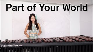 🐠🐟🐡🦞Part of Your Worldfrom The Little Mermaid🧜‍♀️  Marimba Cover [upl. by Bernardi]