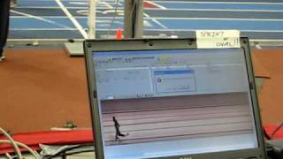 RealTime FinishLynx PhotoFinish Capture  2009 Nike Indoor Nationals [upl. by Winfield587]