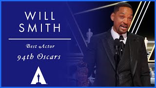 Will Smith Wins Best Actor for King Richard  94th Oscars [upl. by Sim]