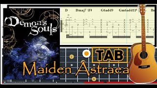 Guitar Tab  Maiden Astraea Demons Souls  OST Fingerstyle Tutorial Sheet Lesson Anp [upl. by Audrie]