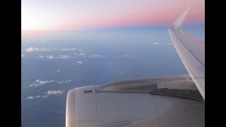 Stunning red eye and sunrise flight to Chicago OHare Intl [upl. by Ritchie275]