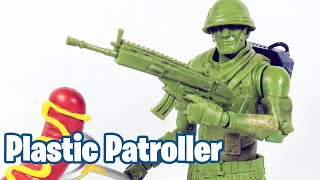 NEW PLASTIC PATROLLER 2021  Fortnite 7quot Inch Action Figure Review  McFarlane [upl. by Aeki]