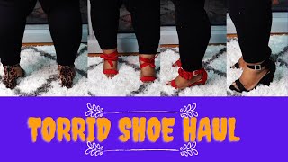 TORRID SHOE HAUL  Wide Width Heels 2021 Part 1 [upl. by Mokas931]