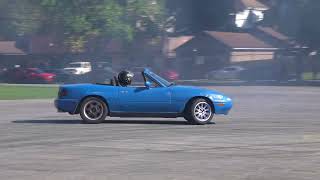 16 stock miata budget drift car  second drift event [upl. by Fretwell]