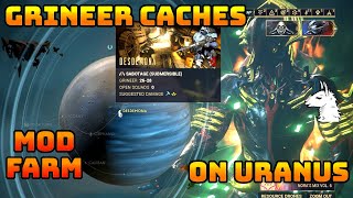 Lets Play Warframe  Grineer Caches on Uranus Desdemona Ice Spring Firewalker Toxic Flight etc [upl. by Laemsi]