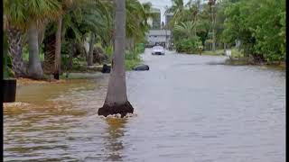 Part of Bonita Springs Florida underwater before Hurricane Helene landfall [upl. by Eibor]