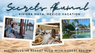 Secrets Akumal Riviera Maya Resort  Vlog with Tour amp Review [upl. by Symon]