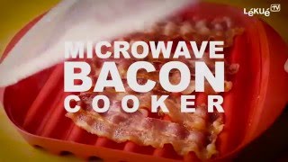 Microwave Bacon Cooker  Lékué TV [upl. by Mccafferty]