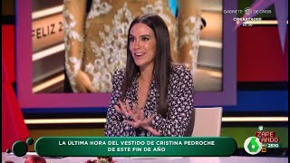 Cristina Pedroche desvela que en su vestido para las Campanadas quotHay cosas que se muevenquot [upl. by Alberik]