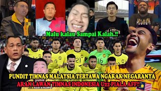 PUNDIT MALAYSIA KETAWA NGAKAK SQUAD UTAMA NEGARANYA AKAN MELAWAN TIMNAS U22 INDONESIA DI PIALA AFF [upl. by Halac]