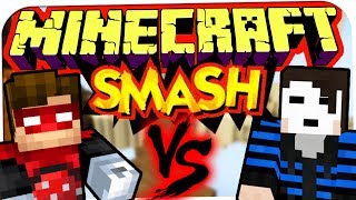 MINECRAFT SMASH  Rotpilz VS GermanLetsPlay ☆ Lets Play Minecraft Smash [upl. by Illa]