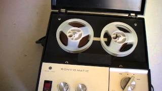 Sony O Matic Tape Recorder TC900S [upl. by Ahasuerus]