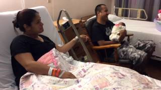 Baby girl becomes 1st baby born in Manatee County [upl. by Rekcut]