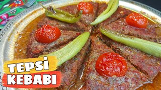 MEŞHUR HATAY TEPSİ KEBABI 🔝 NASIL YAPILIR shorts SİNİ KEBAP TARİFİ 👌 [upl. by Aivat520]