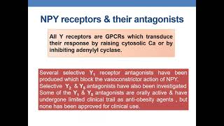 Neuropeptide Y NPY amp Urotensin II [upl. by Bealle605]