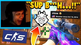 quotG2 STEW CLOUD9 STEWIE LIQUID STEWIE2Kquot 😳  Stewie2K Ready To Return Again CS2  FACEIT POV [upl. by Lairea728]