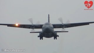 Turkish Air Force Transall C160D arrival│ILA 2014 Berlin Air Show [upl. by Zobias]