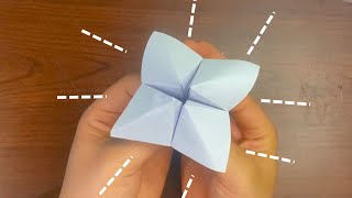 How to Make a Paper Fortune Teller 🔴 EASY Origami Fortune Teller 👀 Diy Antistress Toy [upl. by Aeriela]