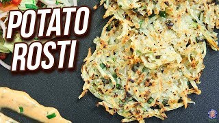 Potato Rosti Recipe  How To Make Potato Pancakes  BEST Breakfast Recipe  Ruchi [upl. by Arat]