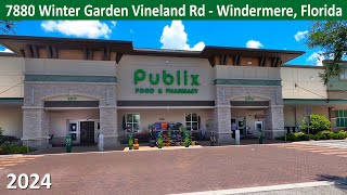 Publix at Lakeside Village  7880 Winter Garden Vineland Rd Windermere FL  Shopping Store 1396 [upl. by Andrea714]