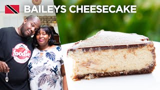 Decadent Baileys Cheesecake by Andrew in East Trinidad amp Tobago 🇹🇹 In De Kitchen [upl. by Mollie188]