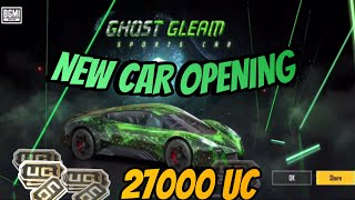 NEW PAGANI CAR CREATE OPENING  NEW CAR OPENING  BGMI LIVE [upl. by Morey]