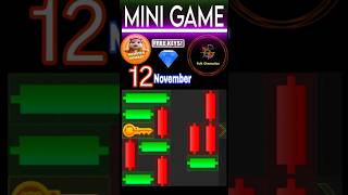 12th November Puzzle Game Trick Hamster Kombat Easy steps hamsterkombat puzzle blockchaingames [upl. by Hsivat]