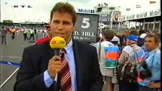 1995 Formel 1 Großbritannien Grand Prix  Silverstone  Vorbericht RTL [upl. by Goldi]