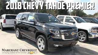 The 2018 Chevrolet Tahoe with Premier Package  Walkaround Review  Marchant Chevy [upl. by Belicia804]