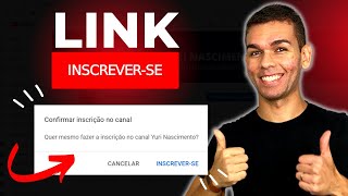 Como Criar LINK DE INSCRIÇÃO Direto para Meu Canal no Youtube [upl. by Collete]