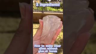 How To Make NO GLUE Slime That ACTUALLY WORKS shorts [upl. by Reyotal]