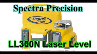 Spectra Precision LL300N Laser Level Self Leveling Kit with HL450 Receiver Clamp [upl. by Llenel]