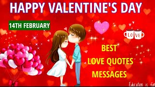 Happy Valentines Day 2022  Valentines Day Wishes  Messages  Greetings  Valentines Day Status [upl. by Aikym624]