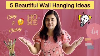 Beautiful Wall Hanging Ideas For Home Decoration  Wall Decor DIY Ideas  Kashmira Art [upl. by Noit]