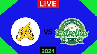 Aguilas cibaenas vs Estrellas orientales Baseball scrose l Dominican professional Baseball League [upl. by Laeria183]