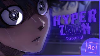 Hyper Zoom  After Effects Tutorial AMV [upl. by Enelyk]