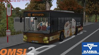 Omsi 2  Krefrath V32  Line 55  Ikarbus IK 112N [upl. by Emmett]