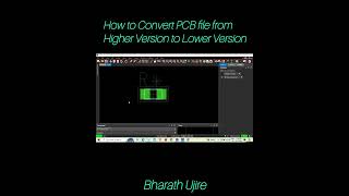 😨️How to convert PCB Higher version to Lower Version✳️OrCAD Allegro Windows231PCB Editor latest💥️ [upl. by Ecidnarb]