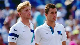 US Open 1989 F Becker vs Lendl [upl. by Ynobe]