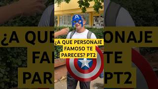 ¿A que personaje famoso crees que te pareces🤣😲 PARTE 2 humor lospqliares comedia shorts [upl. by Avery]